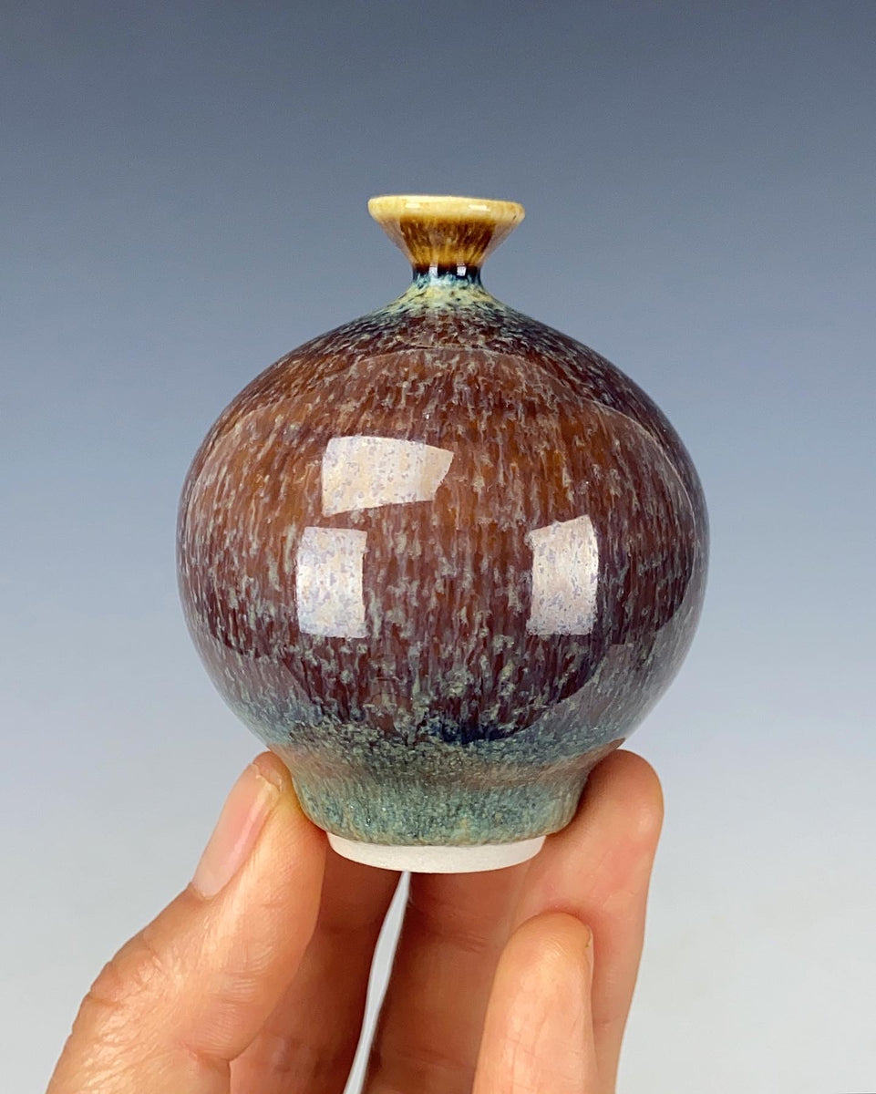 Galaxy online inspired ceramic vase- handmade/wheelthrown