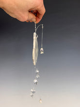 Load image into Gallery viewer, Handmade Porcelain Sun-catcher with Mother Of Pearl Luster