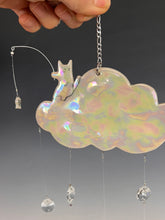 Load image into Gallery viewer, Handmade Porcelain Sun-catcher with Mother Of Pearl Luster