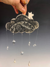 Load image into Gallery viewer, Handmade Porcelain Sun-catcher with Mother Of Pearl Luster