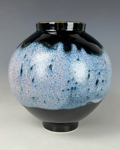 Korean Traditional Wheel Thrown Moon Jar by Galaxy Clay Fine Art