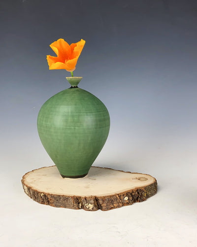 Wheel thrown Ceramic Vase by Galaxy Clay Fine Art