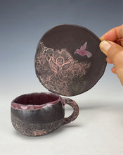 Load image into Gallery viewer, Ceramic Espresso cup and saucer